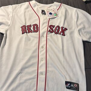 NWT Boston Red Sox White Home Jersey - XL
